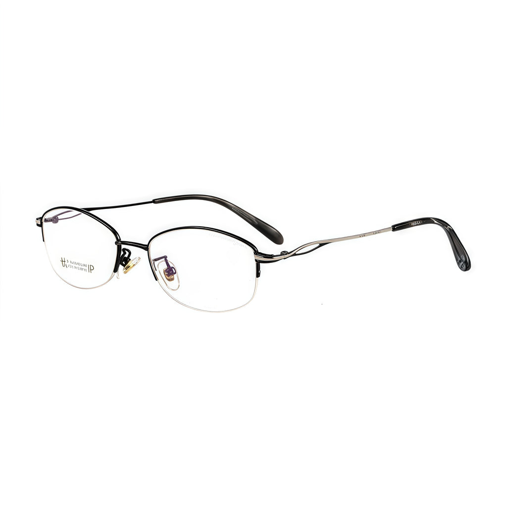 Premium Vintage Artistic Elegant Semi-Rimmed Eyeglasses