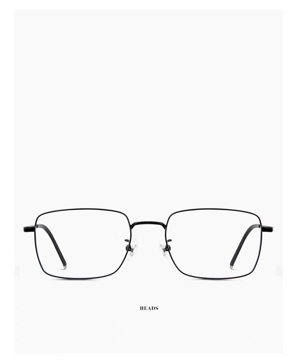 Men’s Ultra-Light Pure Titanium Retro Slim Square Anti-Blue Light Prescription Glasses Frame