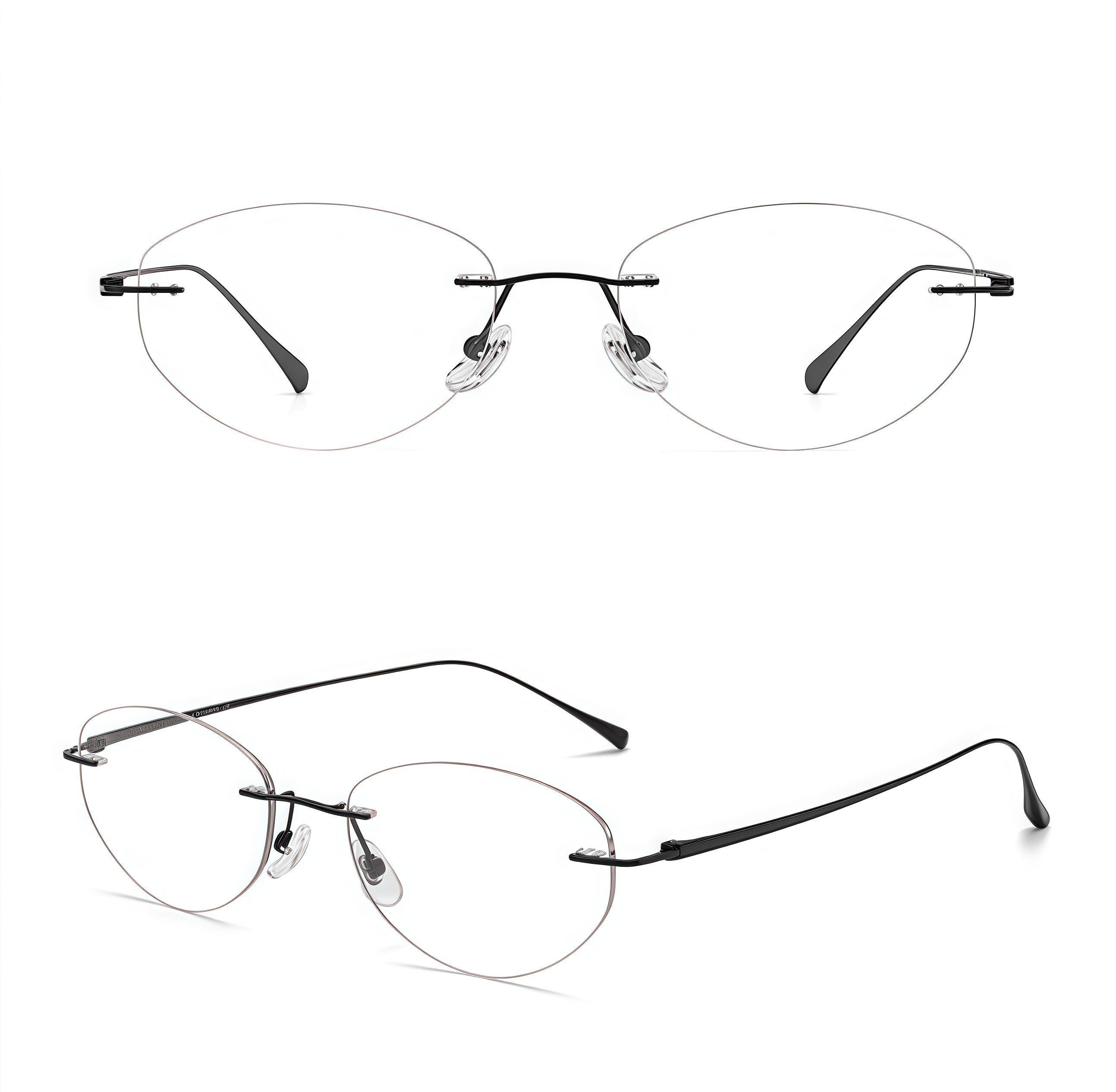 Modern Minimalist Versatile Rimless Glasses