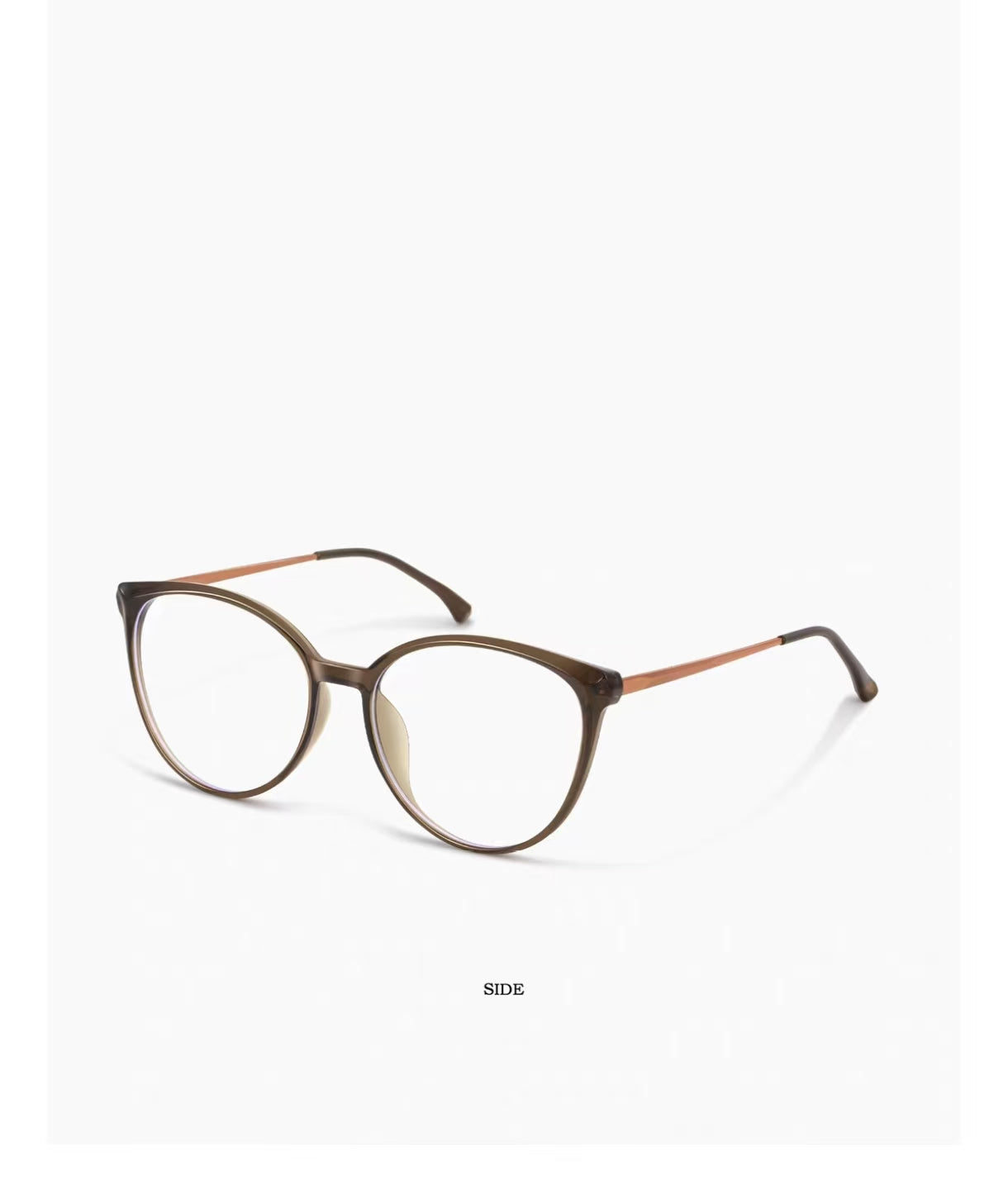 Women’s Retro Tortoiseshell Oversized Cat Eye Ultra-Light Glasses