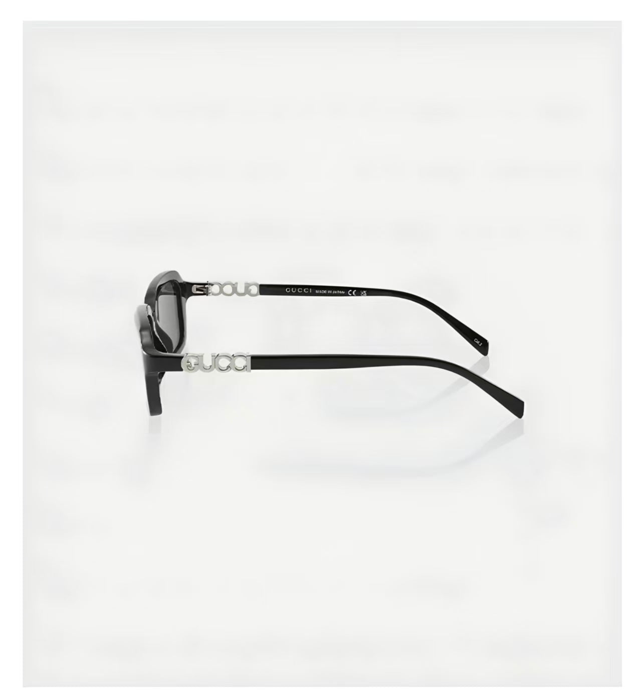Gray side product view of Gucci Luxury Women’s Trendy Comfortable Versatile Sunglasses