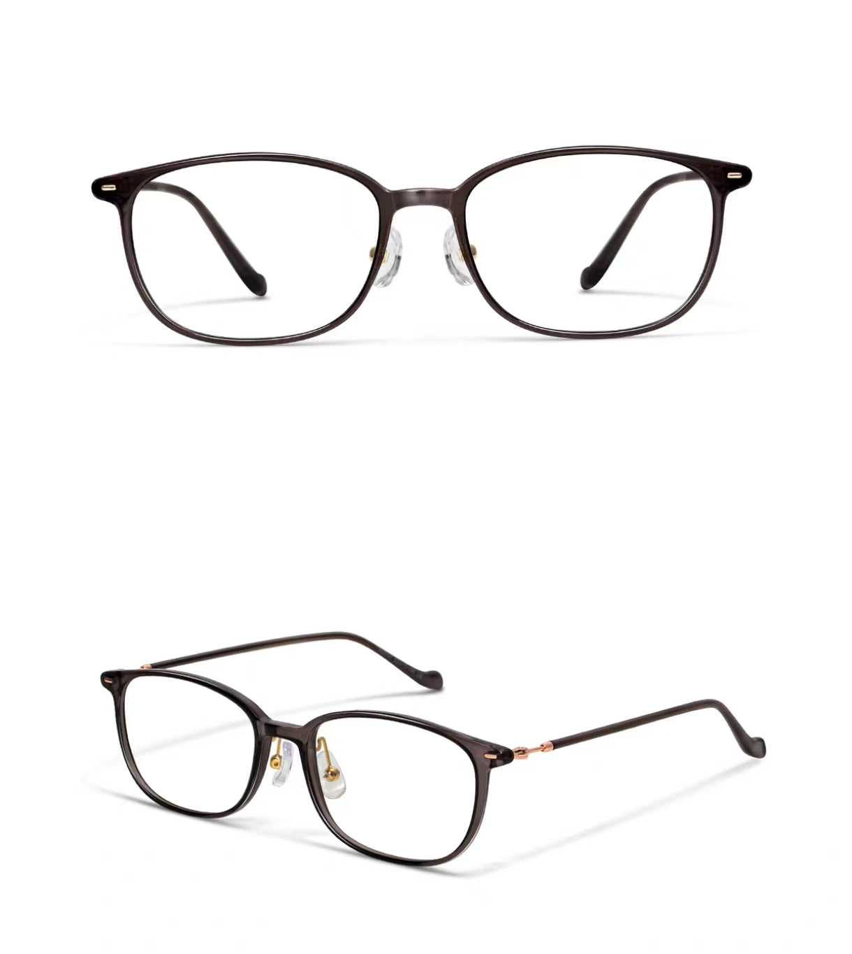 Women’s Black Small Square Anti-Blue Light Pro Prescription Ready Glasses