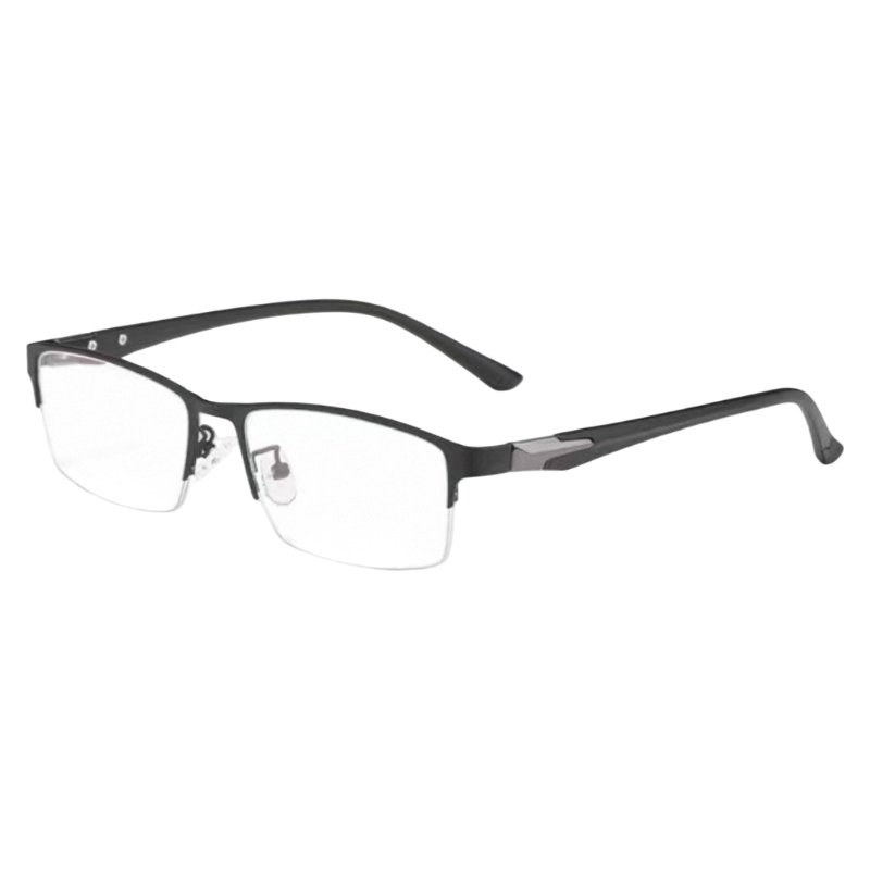 Comfortable Business Semi-Rimmed Eyeglasses