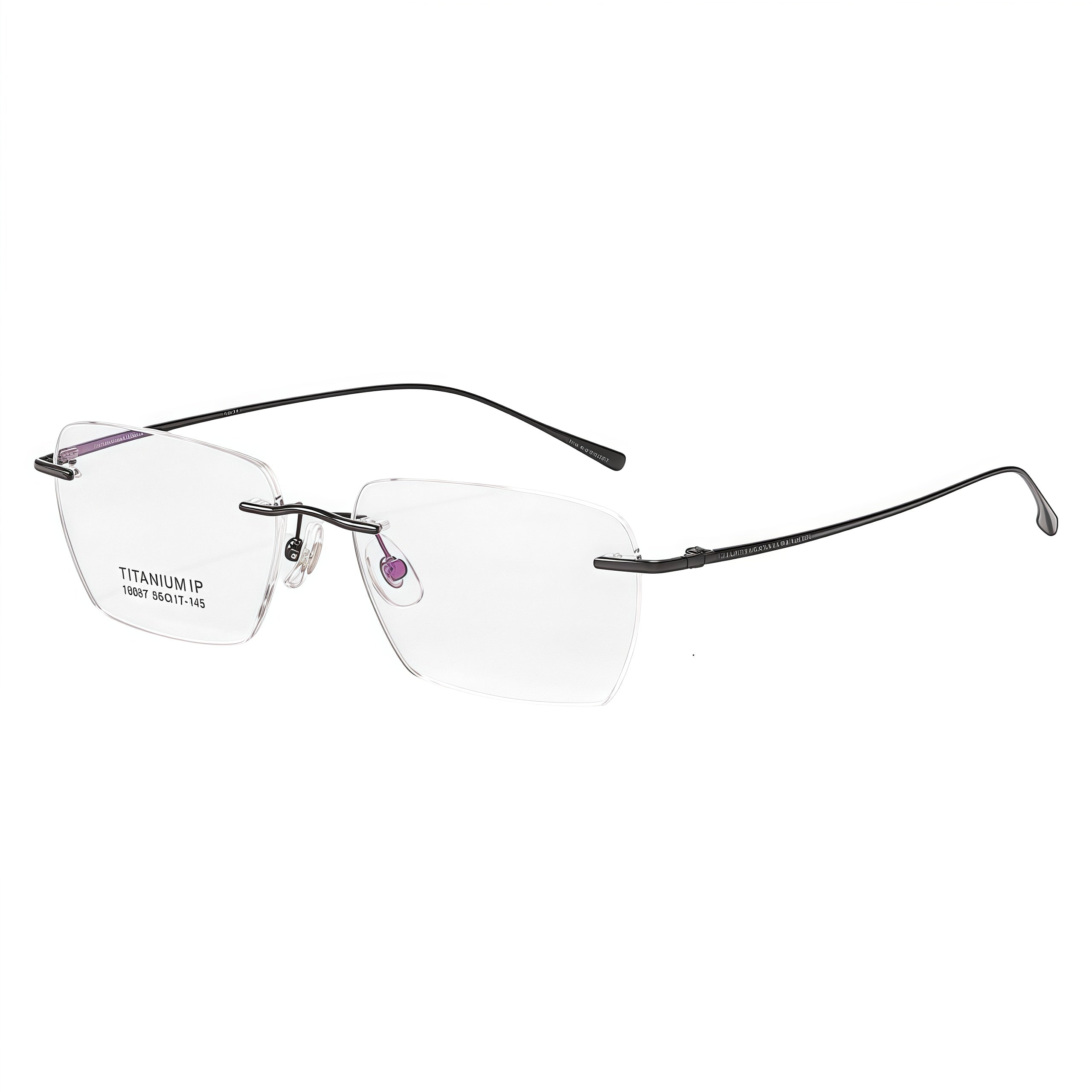 Elegant Minimalist Rimless Eyeglasses