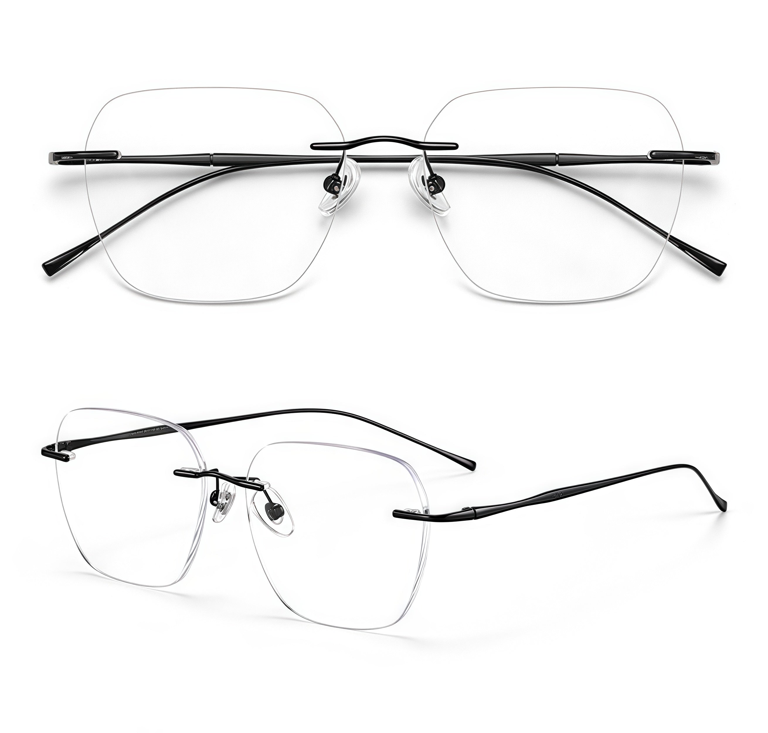 Intellectual Professional Rimless Glasses