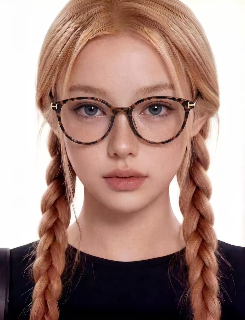 Women’s Japanese Ultra-Light Round Anti-Blue Light Prescription Glasses