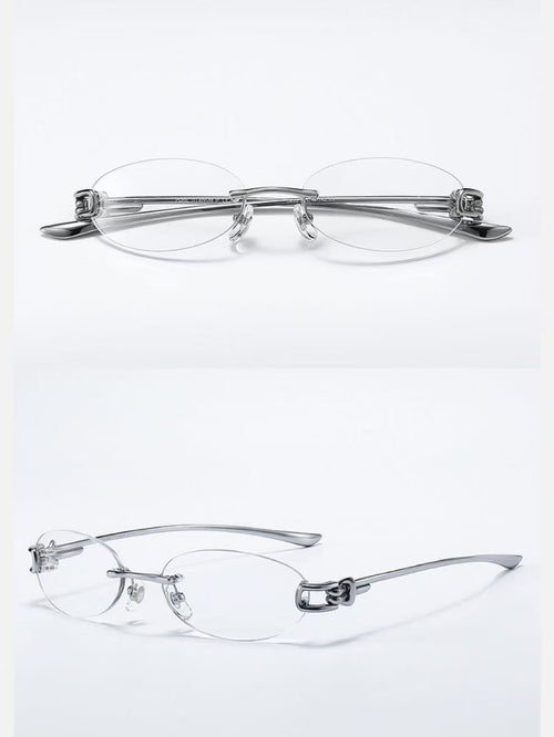 Chic Versatile Rimless Eyeglasses