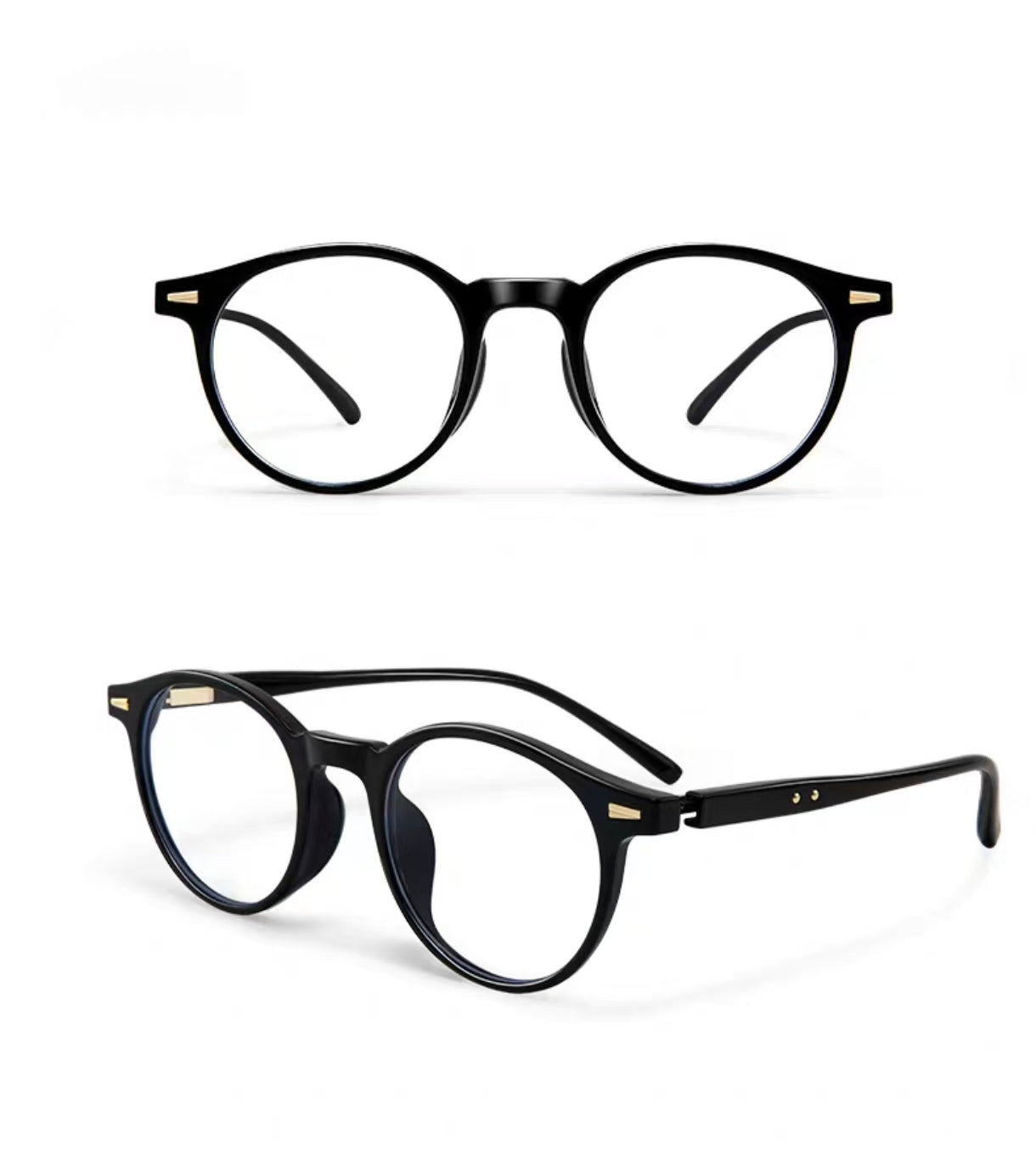 Women’s Retro Niche Small Round Prescription Ready Glasses