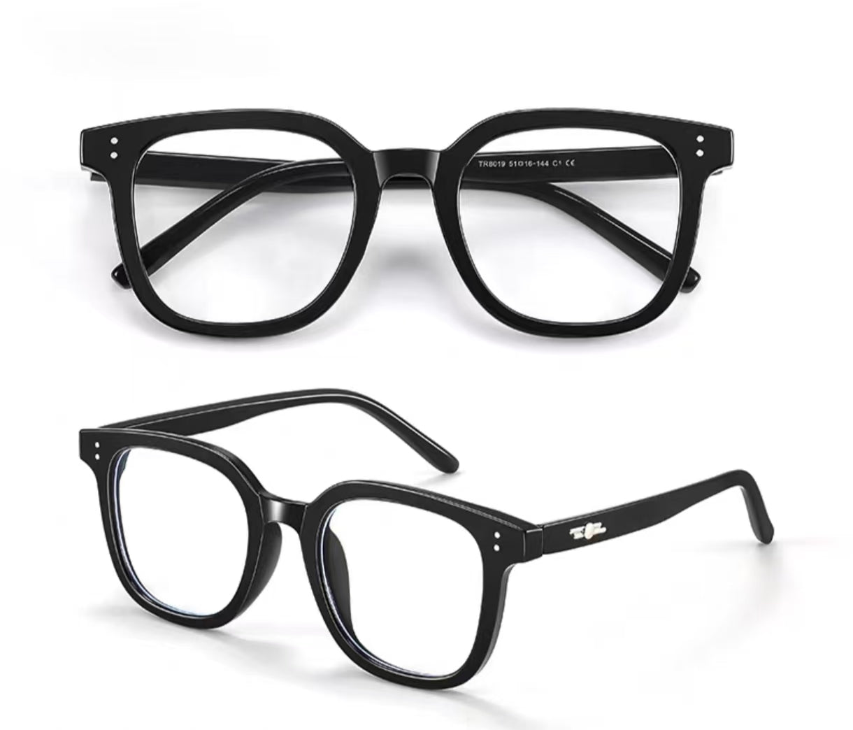 Men's Intellectual Oversized TR90 Full-Rim Glasses