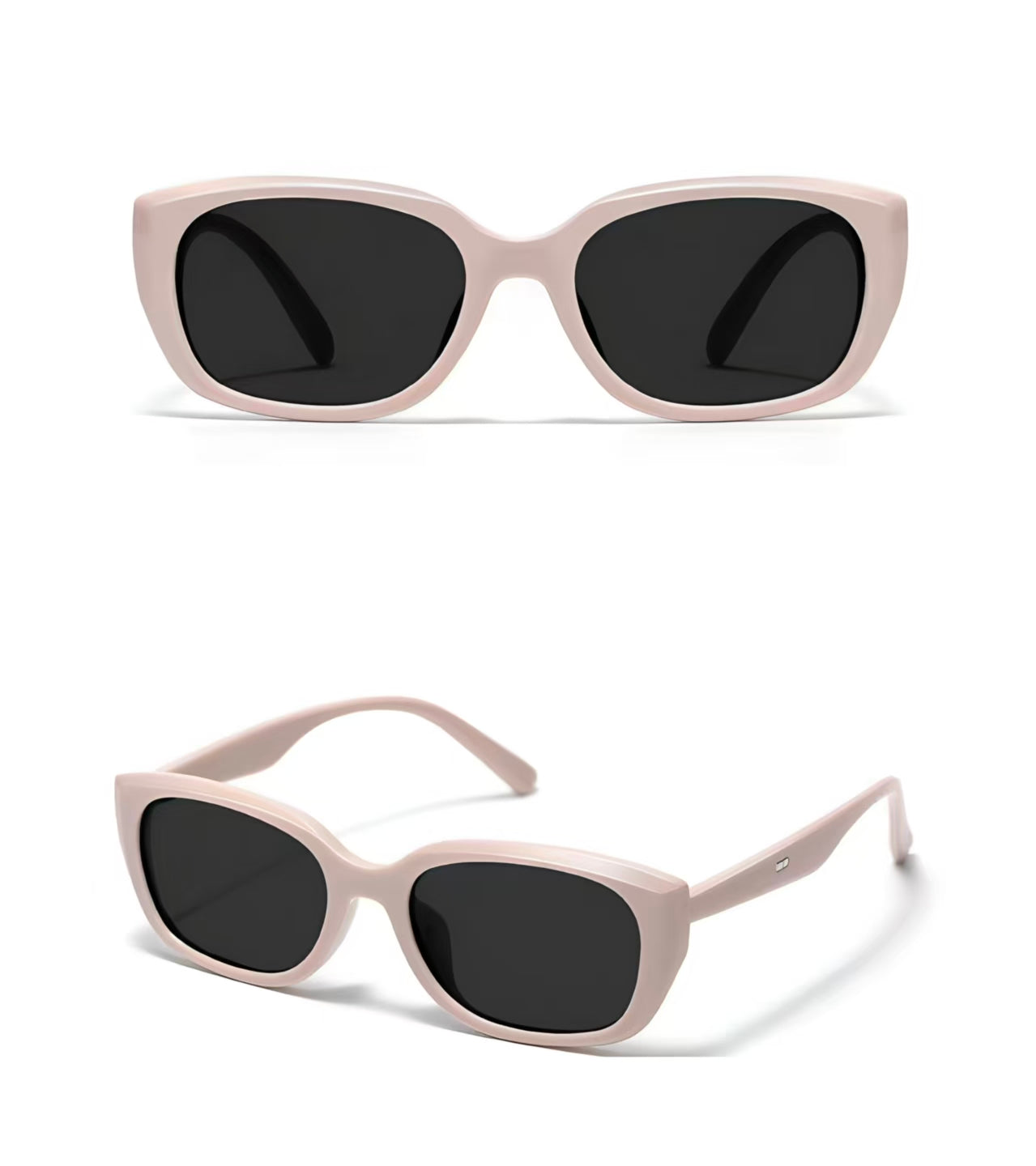 Summer Beach Women’s Pink Cat Eye Square Round Face UV400 Sunglasses