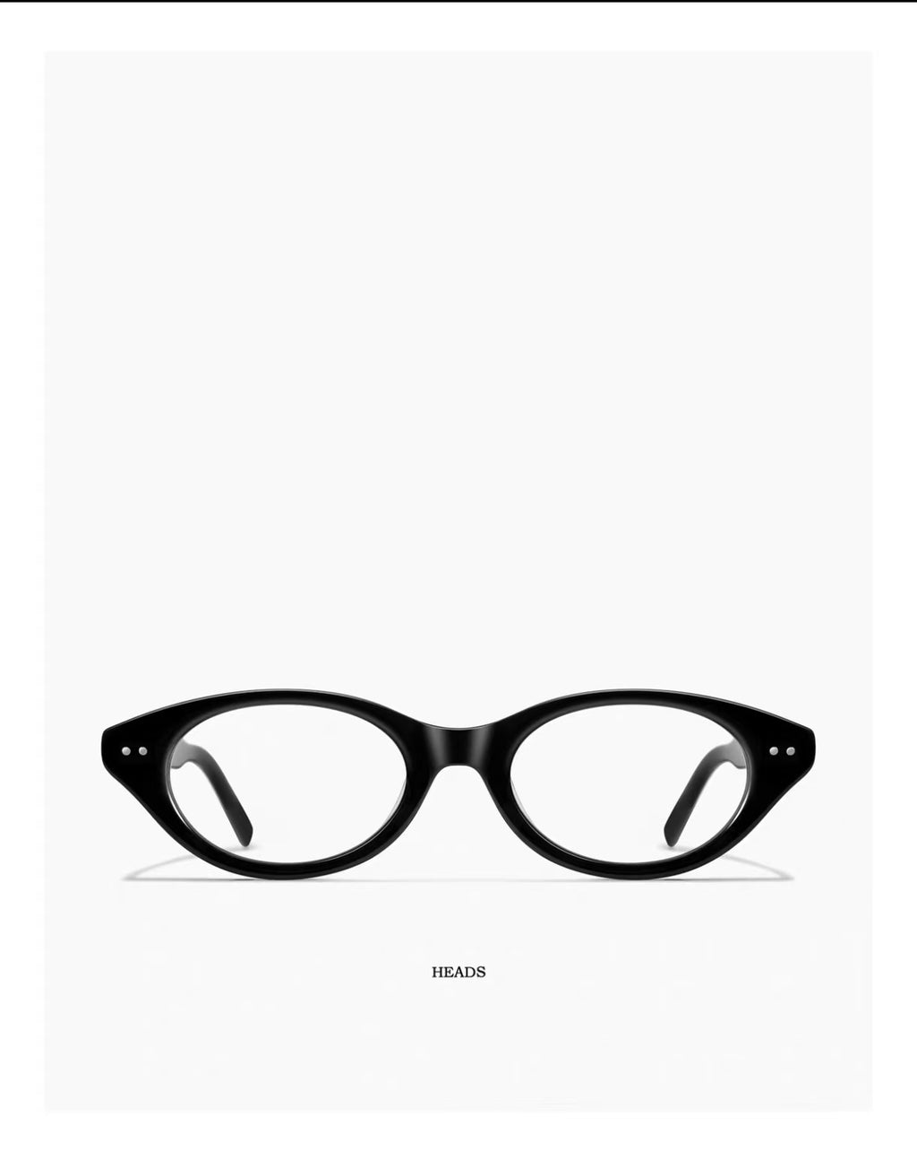 Women’s Geek Chic Small Oval Black Frame Anti-Blue Light Prescription Glasses