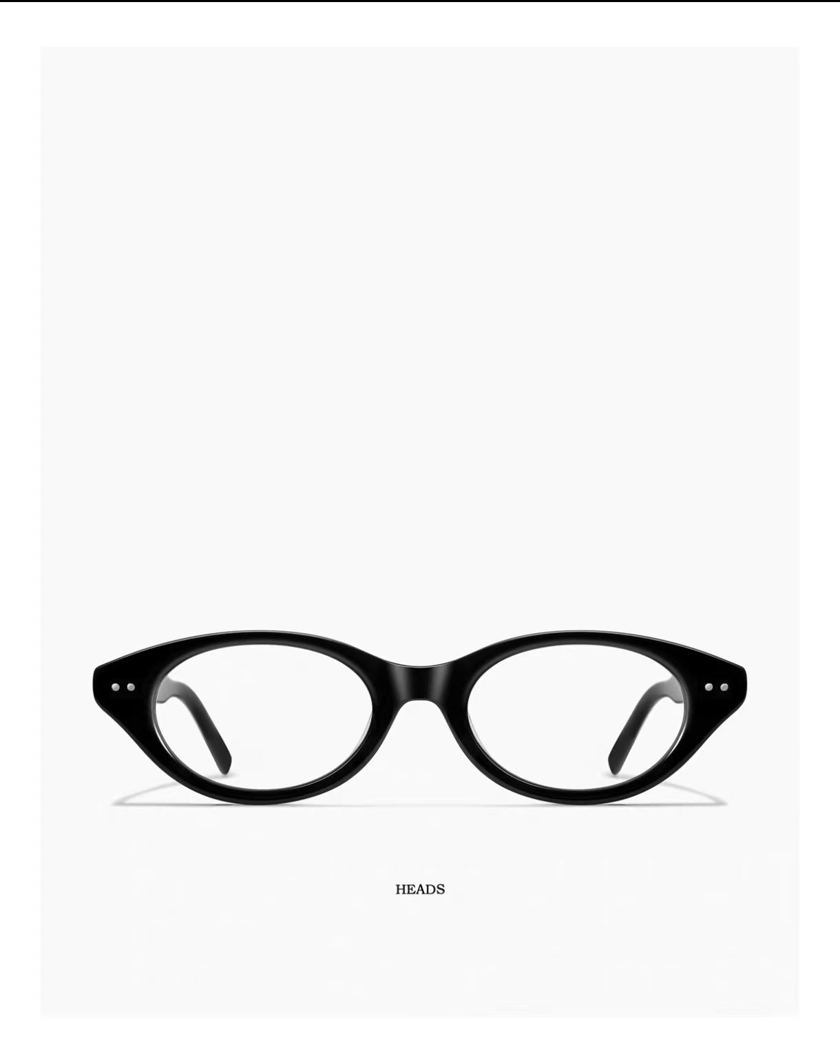 Women’s Geek Chic Small Oval Black Frame Anti-Blue Light Prescription Glasses