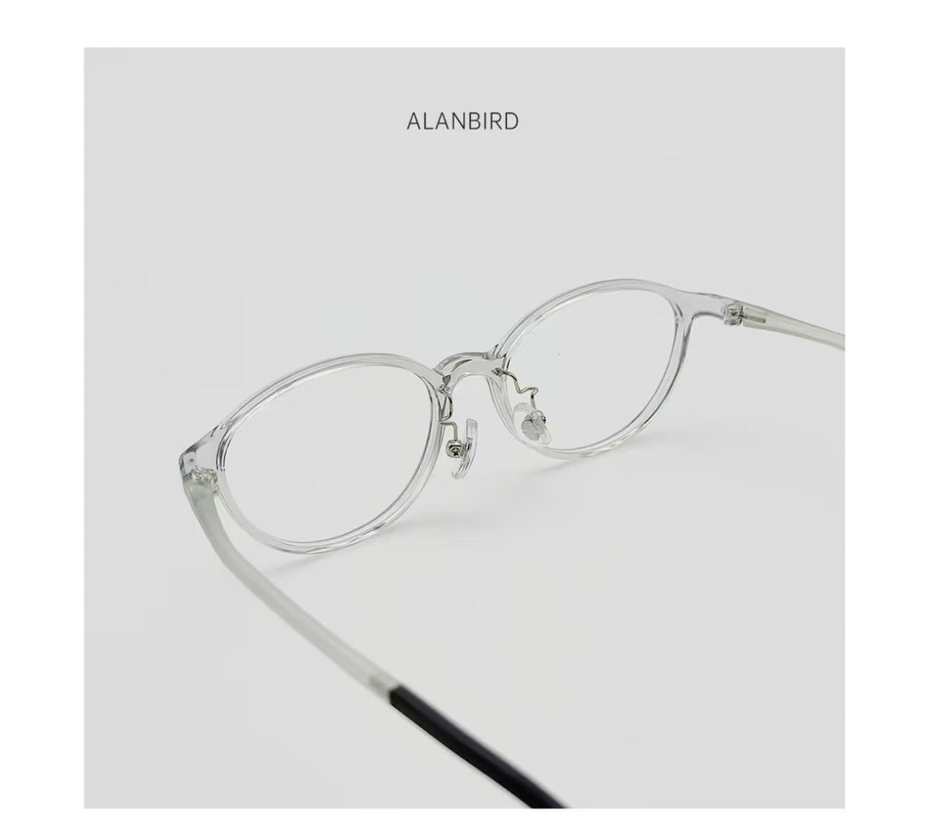 Women's Small-Fit Ultra-Light Acetate Full-Rim Glasses