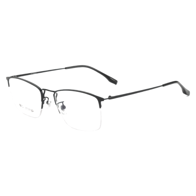 Casual Stylish Semi-Rimmed Eyeglasses