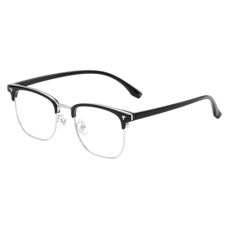 Sophisticated Sunny Style Semi-Rimmed Eyeglasses