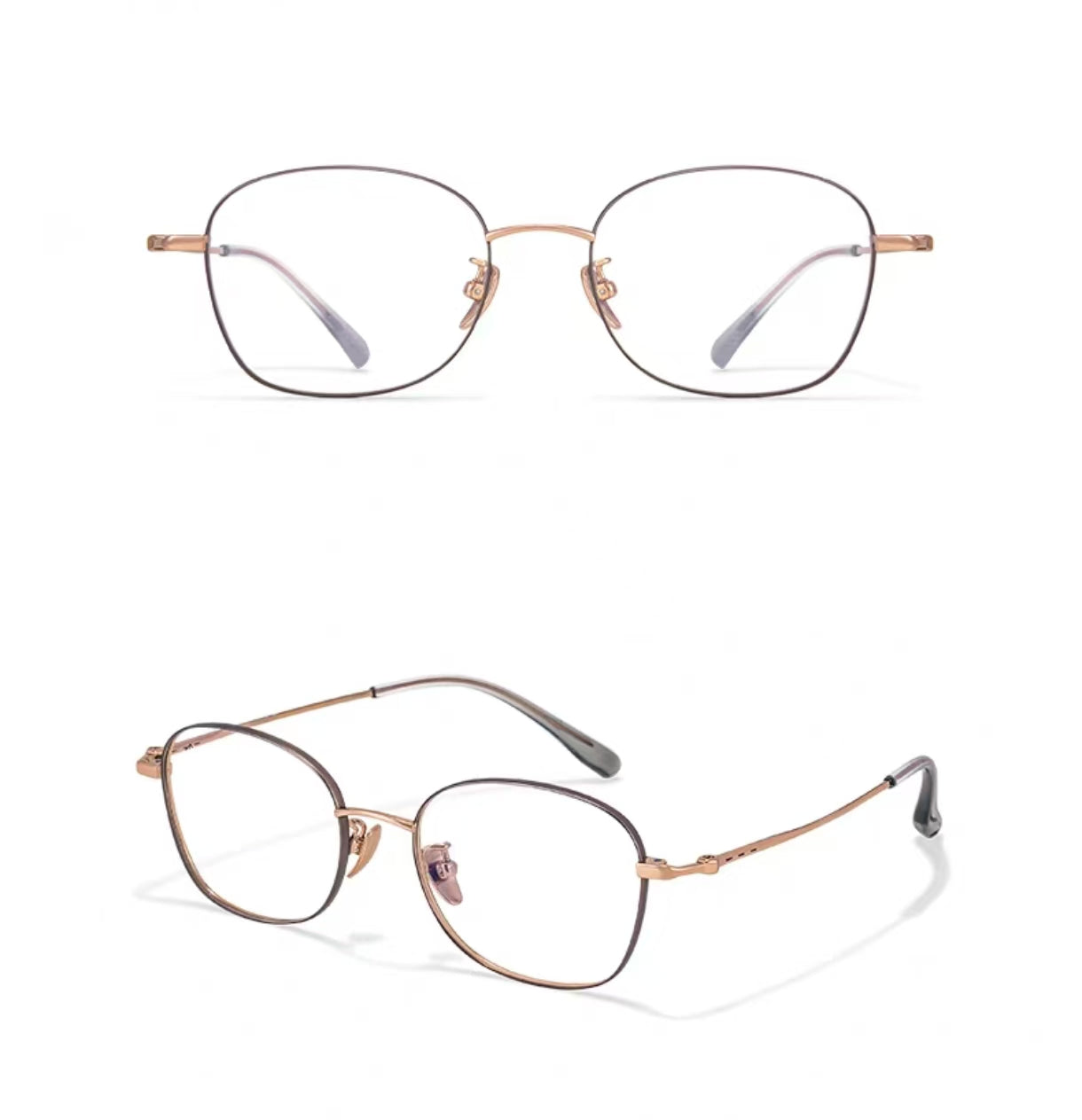 Unisex Ultra-Light Pure Titanium Anti-Blue Light High Prescription Glasses