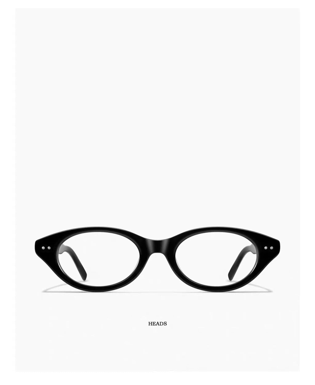 Women’s Geek Chic Small Oval Black Frame Anti-Blue Light Prescription Glasses