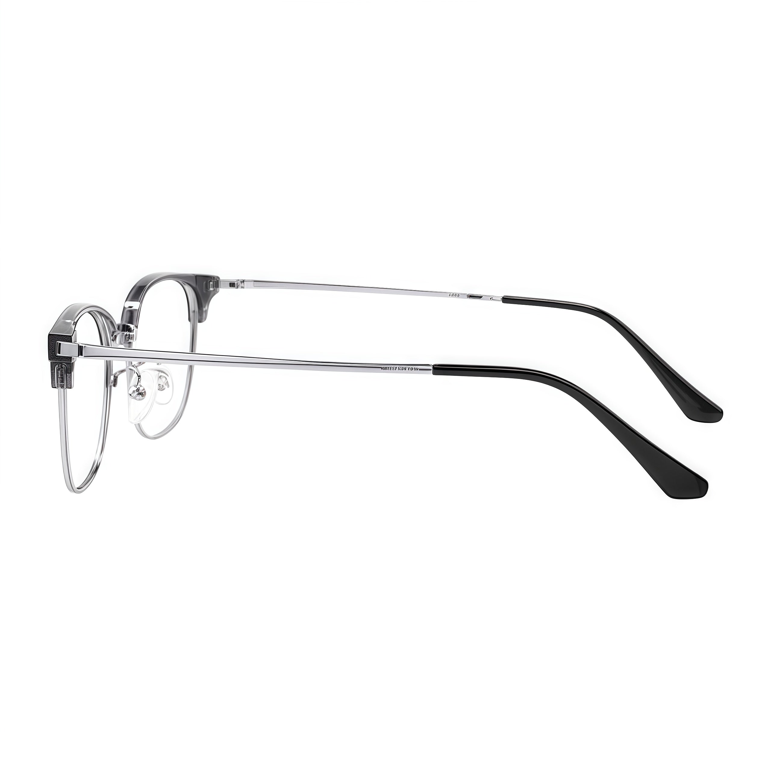Sophisticated Semi-Rimmed Eyeglasses