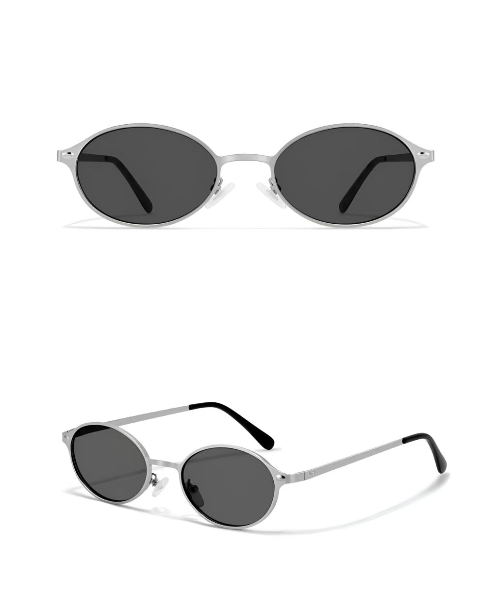 Vintage Women’s Fashion Brown Narrow UV400 Sunglasses