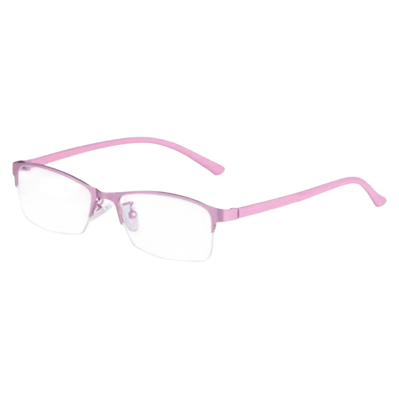 Elegant Business Casual Semi-Rimmed Eyeglasses