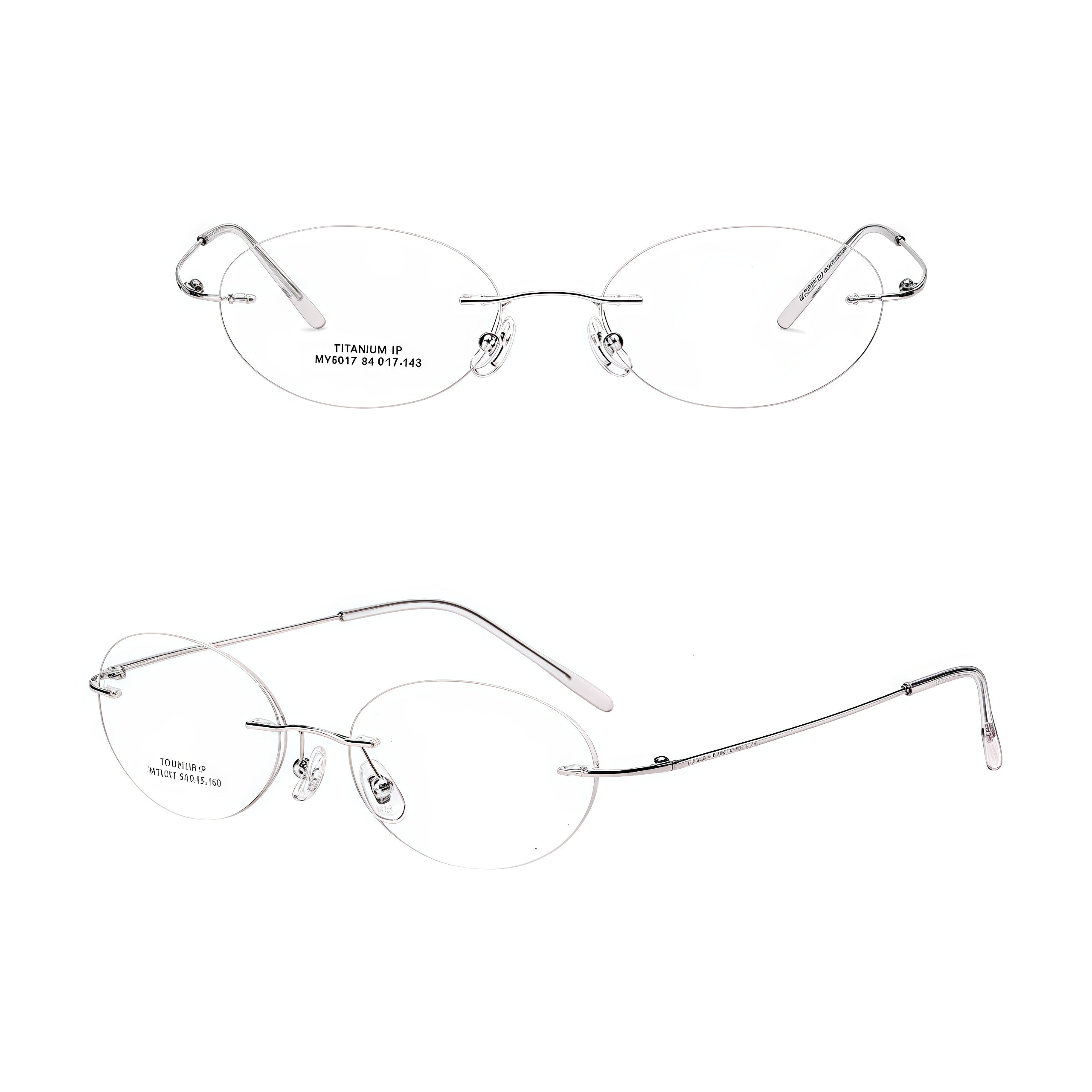 Chic Minimalist Versatile Rimless Eyeglasses