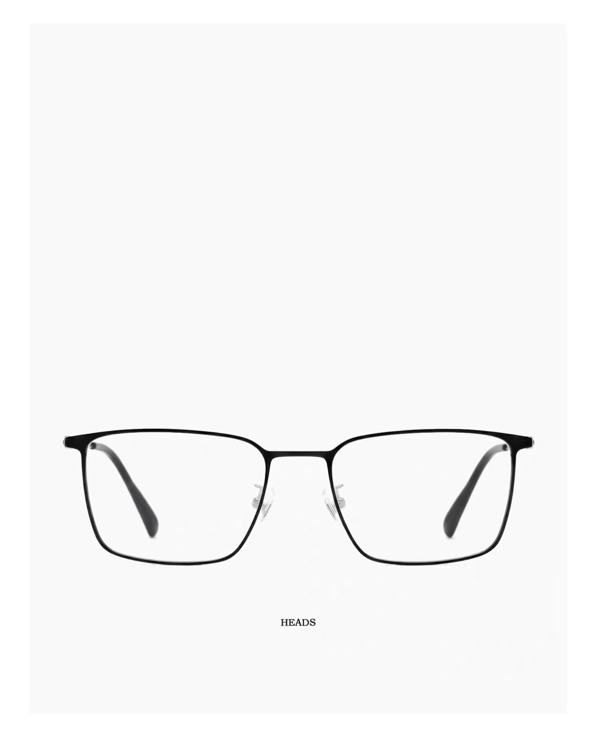 Men’s Business Ultra-Light Titanium Thin Black Anti-Blue Light Prescription Glasses