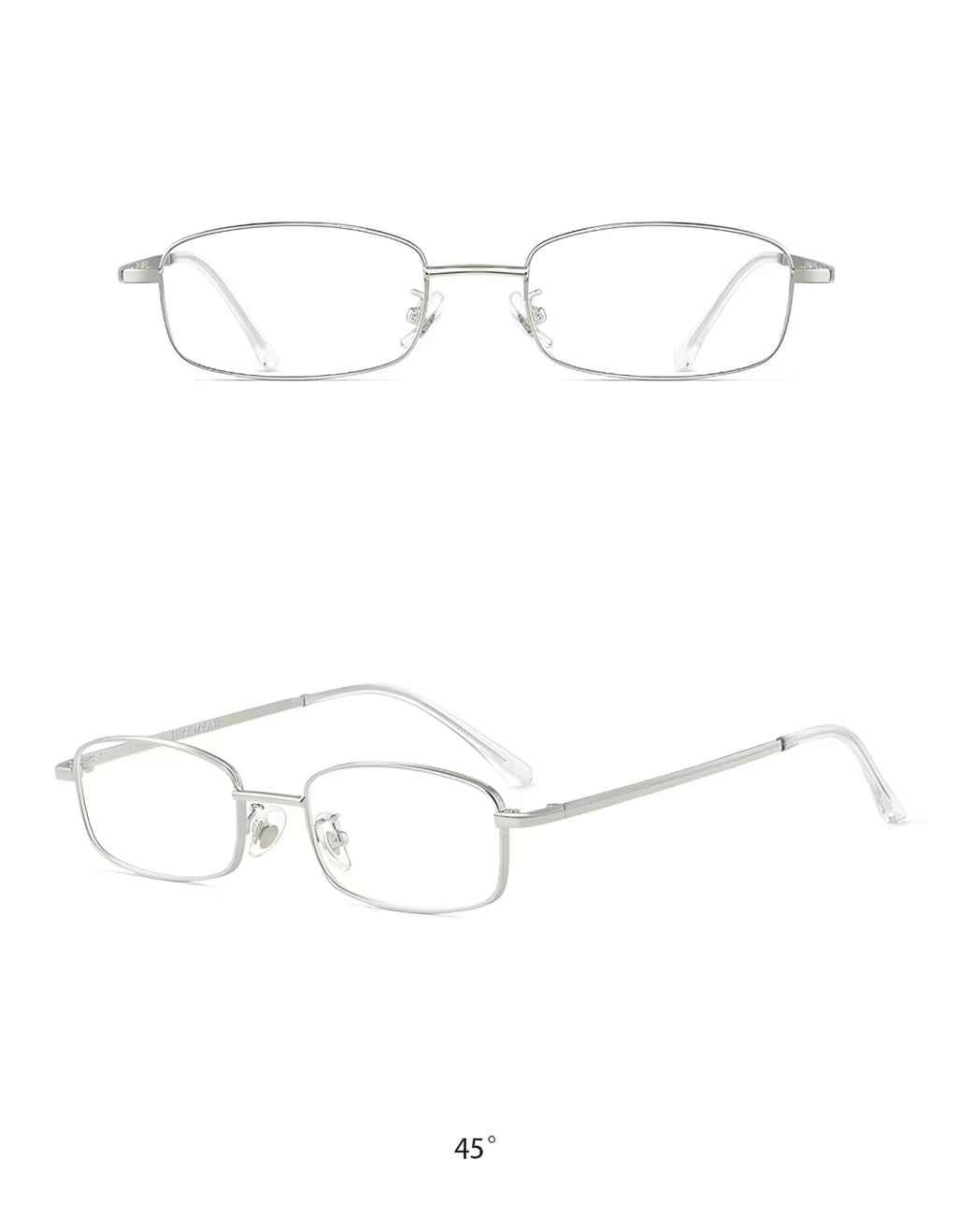 Unisex Retro Small Square Prescription Ready Glasses