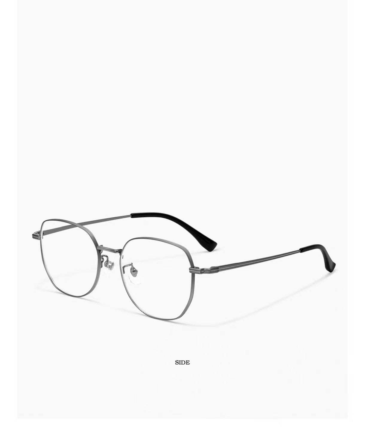 Men’s Ultra-Light Pure Titanium Retro Oversized Anti-Blue Light Prescription Glasses