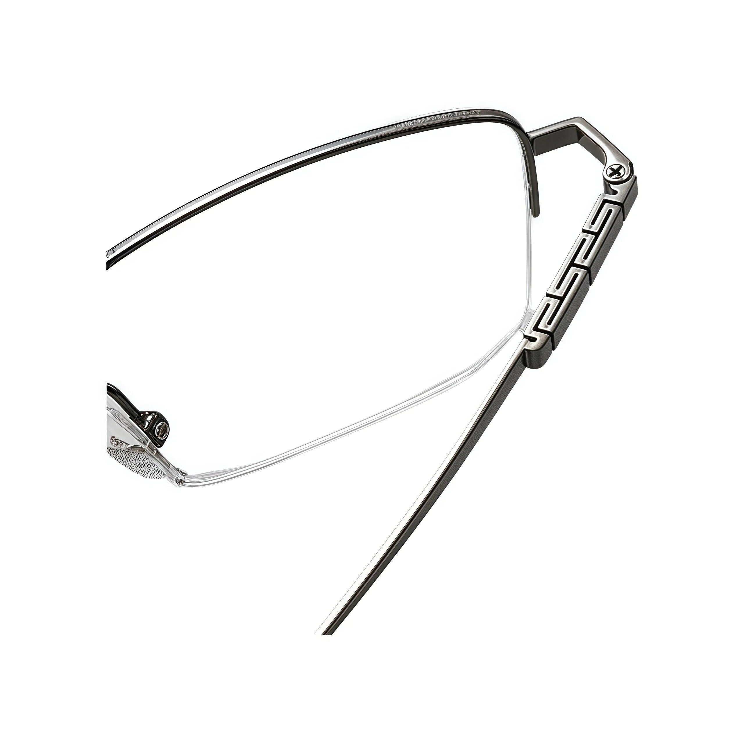 Premium Sophisticated Semi-Rimmed Eyeglasses