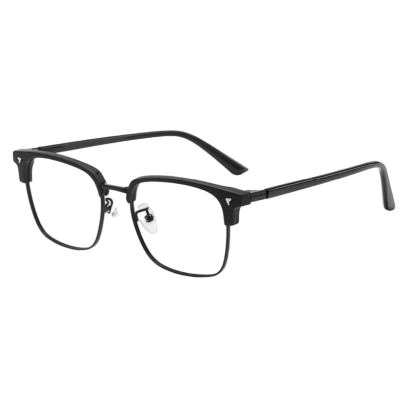 Vintage Samurai Style Semi-Rimmed Glasses