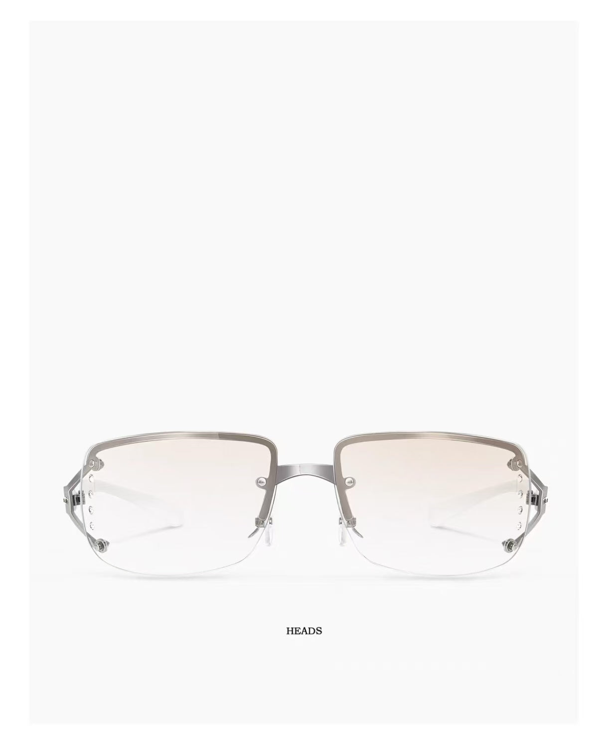 Y2K Vintage Women’s Rimless Rhinestone Trendy Sunglasses