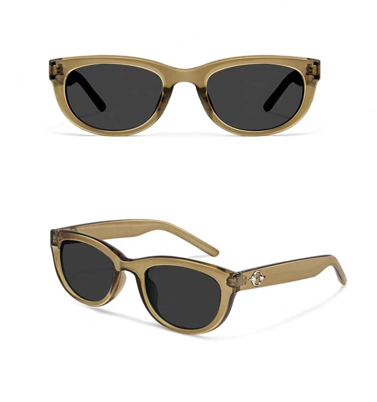 Vintage Women’s Luxury Small Cat Eye UV400 Sunglasses