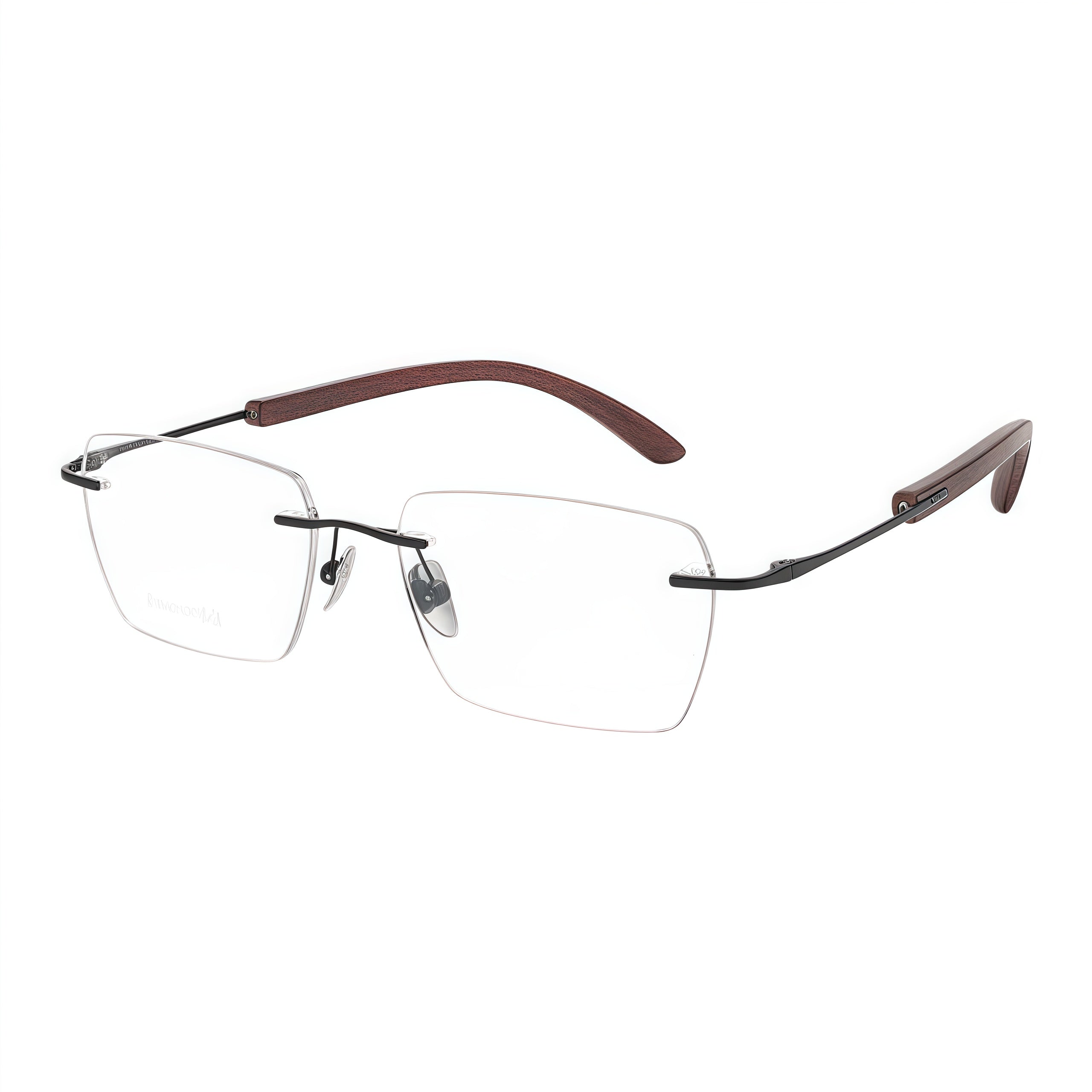Classic Vintage Sophisticated Rimless Eyeglasses