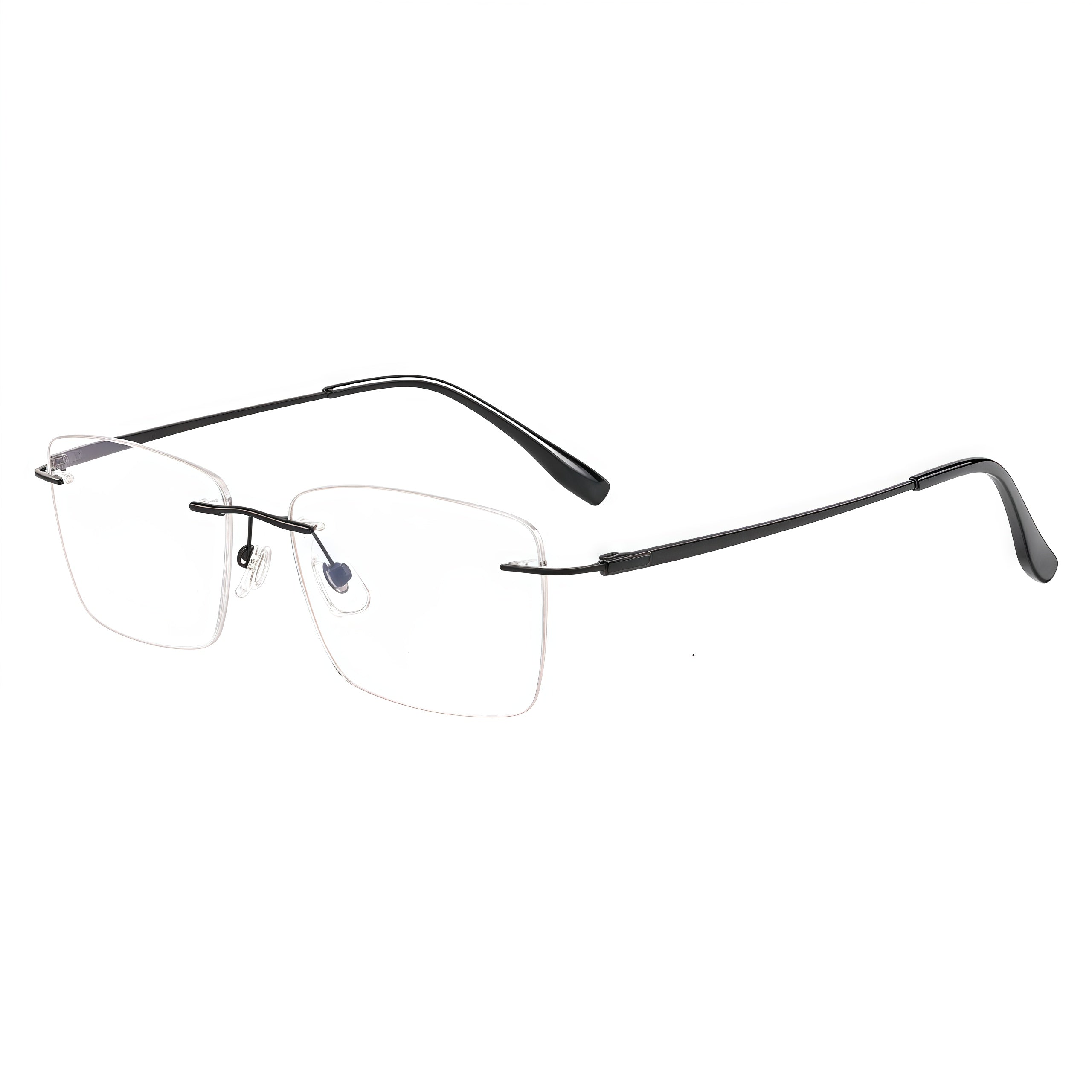Timeless Vintage Rimless Glasses