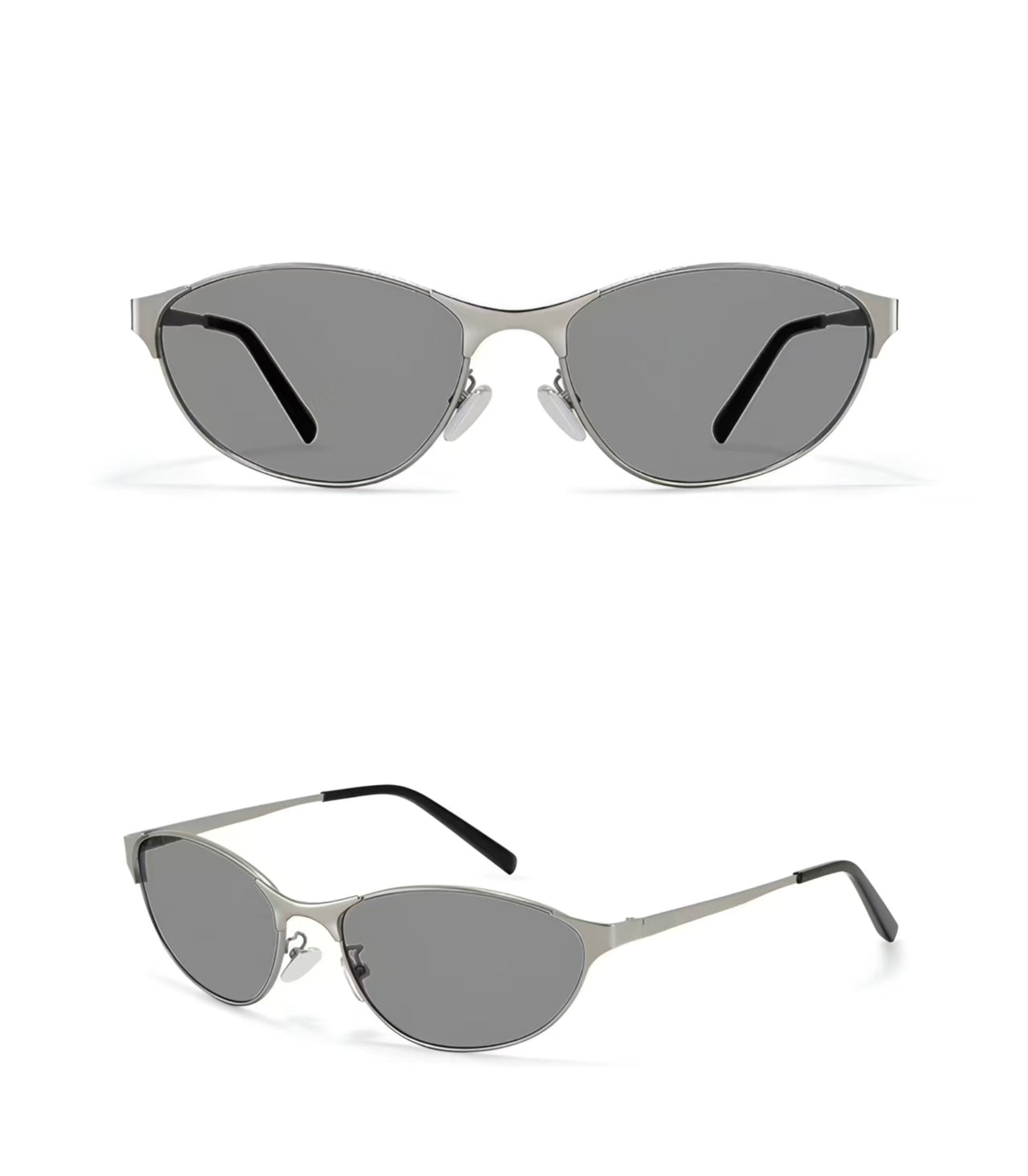 Y2K Vintage Women’s Luxury Metal Cat Eye Sunglasses