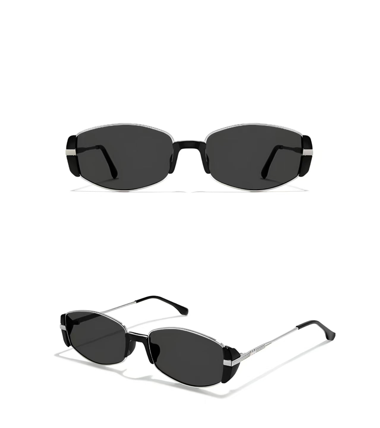 2026 Women’s Luxury Modern Vintage Narrow Metal Sunglasses