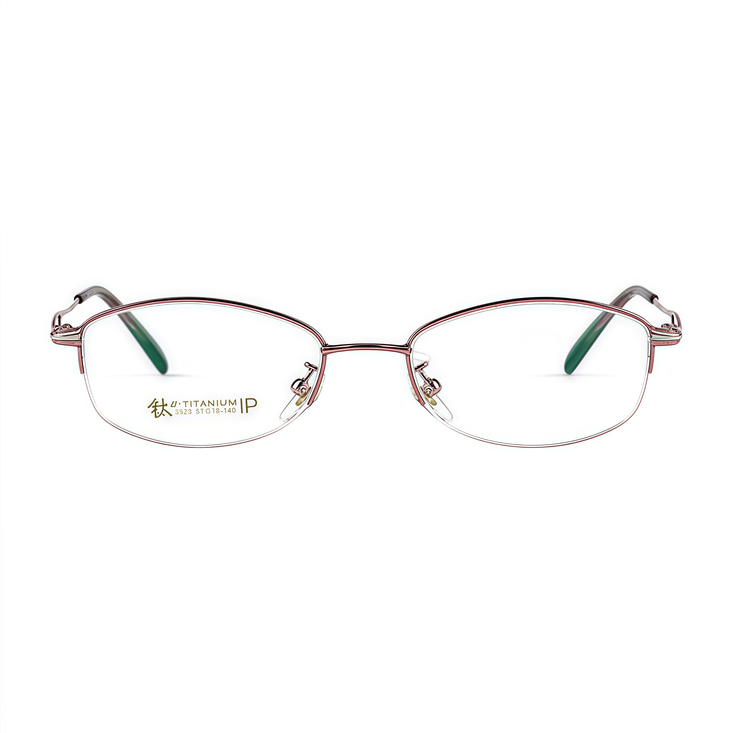 Premium Vintage Artistic Elegant Semi-Rimmed Eyeglasses