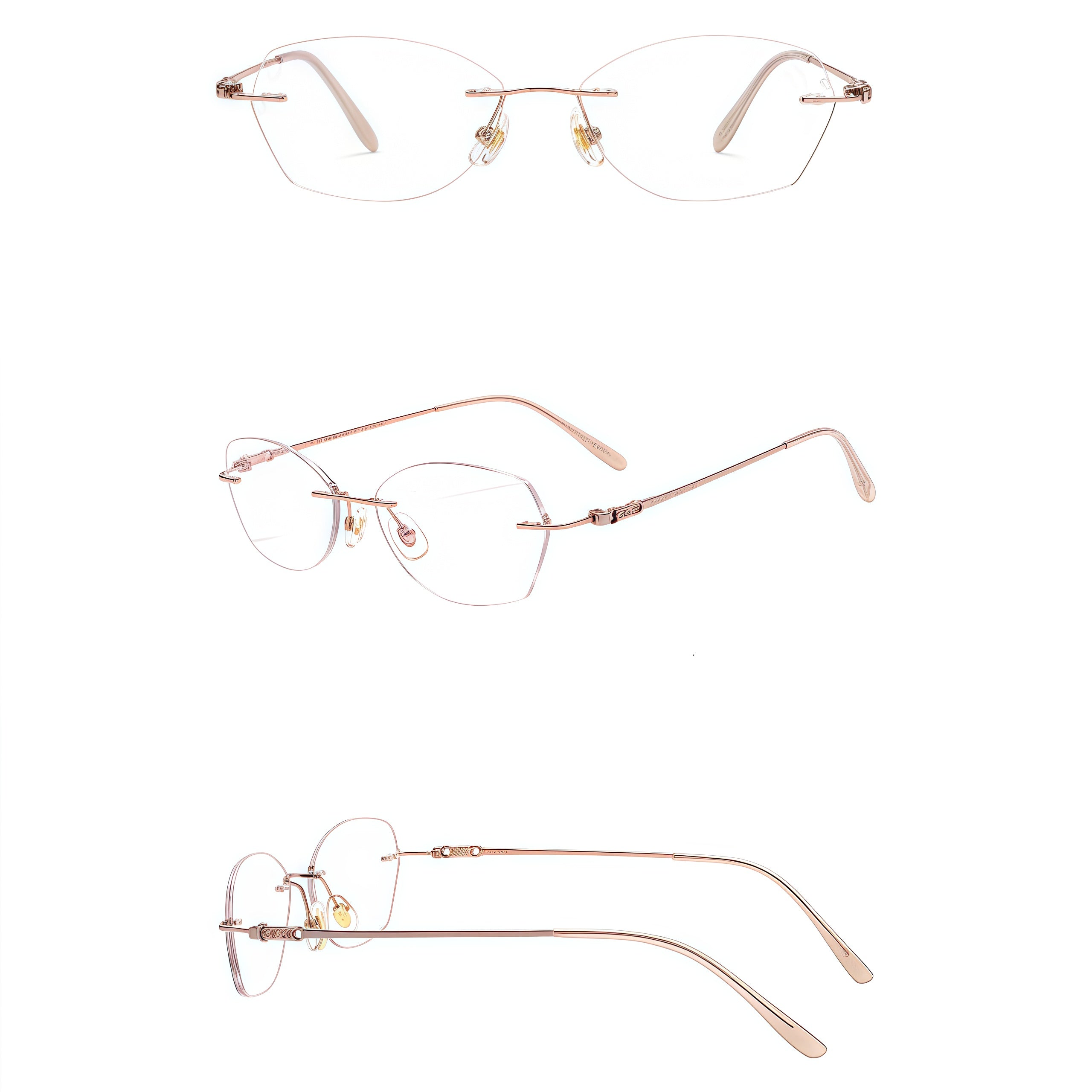 Sophisticated Modern Rimless Glasses