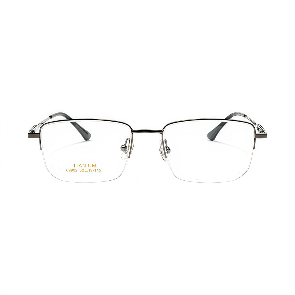 Premium Sophisticated Semi-Rimmed Eyeglasses