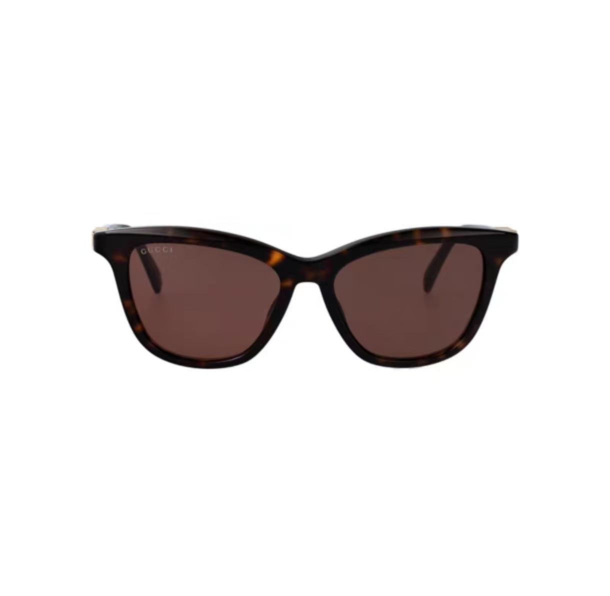 Brown front product view of Gucci Luxury Women’s Brown Geometric Sunglasses