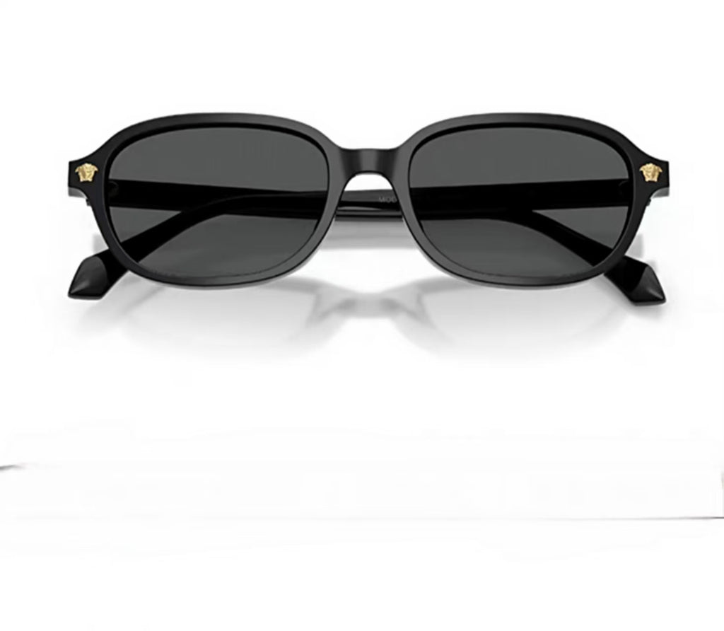 Black Versace O4514D full-rim square sunglasses, clean front product view