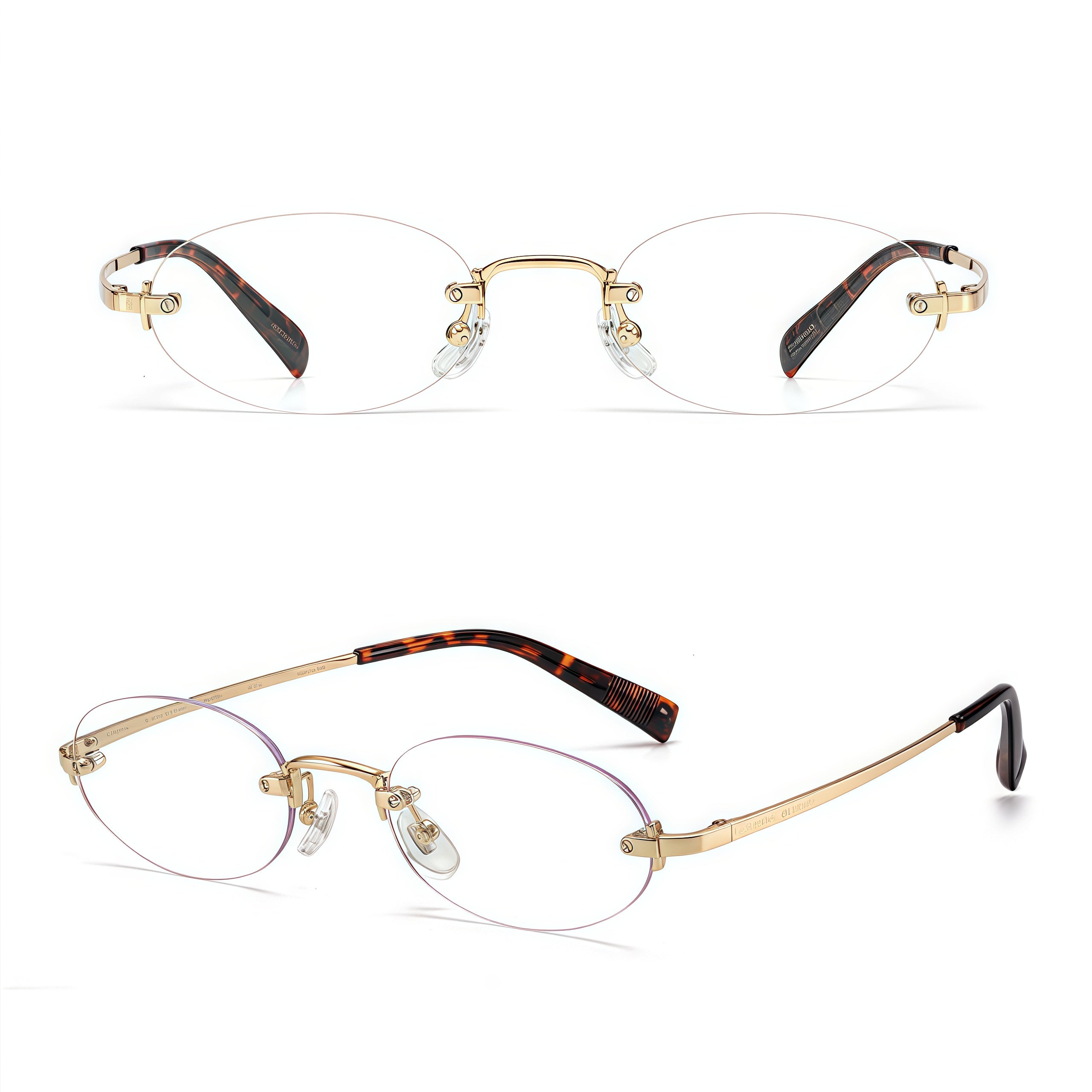 Chic Trendy Versatile Rimless Eyeglasses