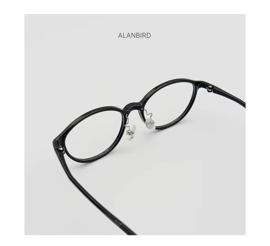 Women's Small-Fit Ultra-Light Acetate Full-Rim Glasses
