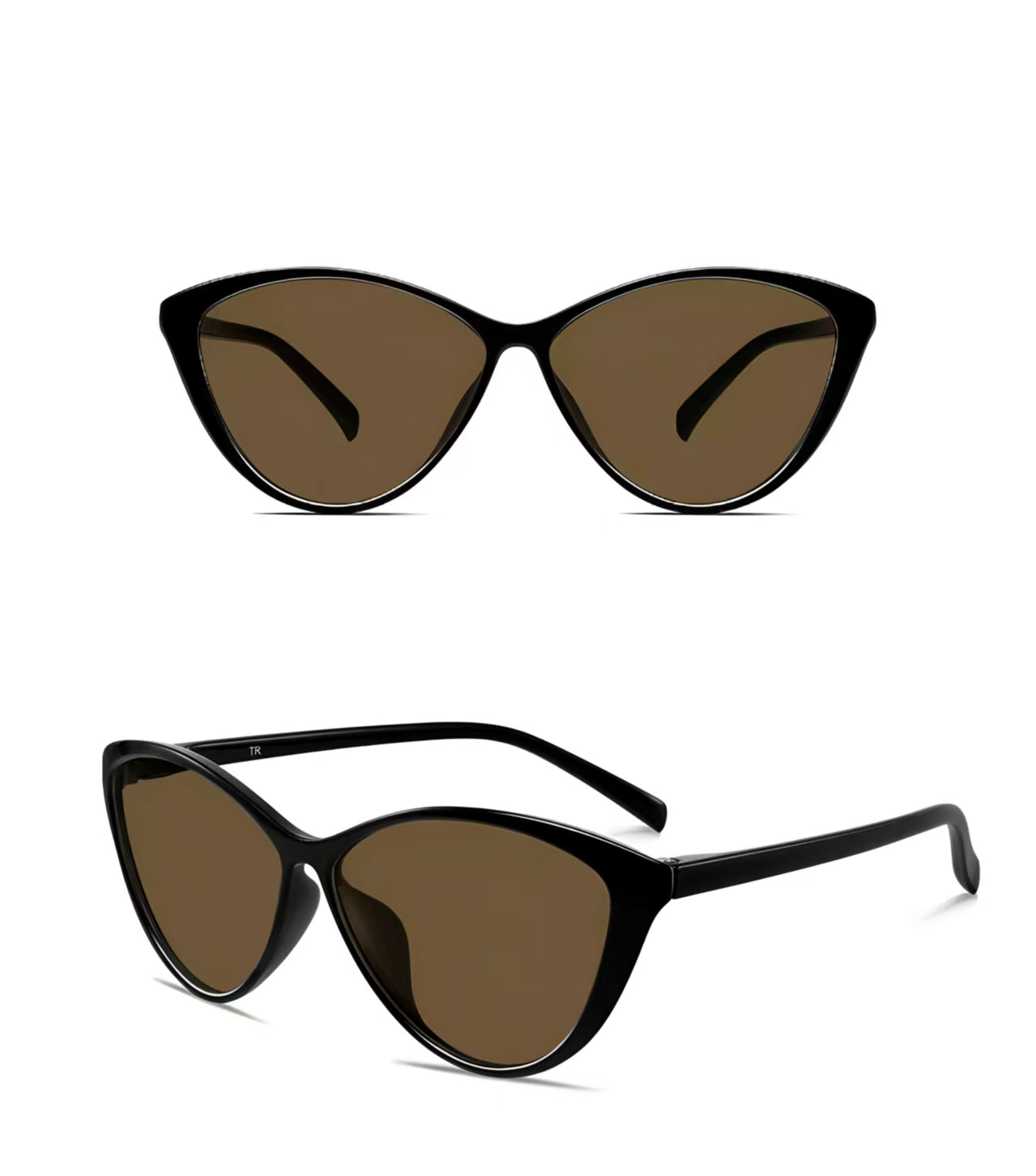 Vintage Women’s Ultra-Lightweight Triangle Cat Eye UV400 Sunglasses