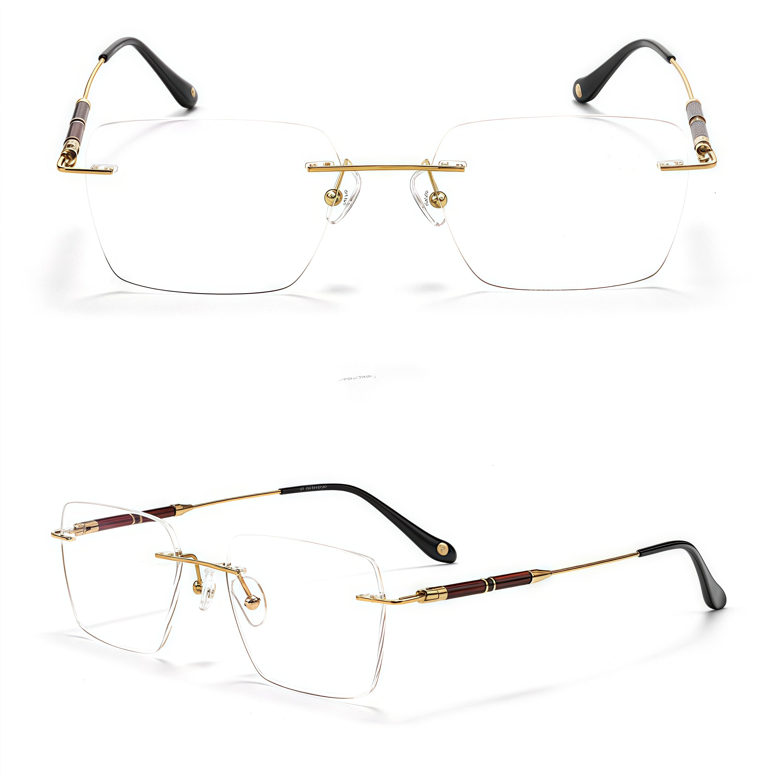 Refined Everyday Comfort Rimless Eyeglasses
