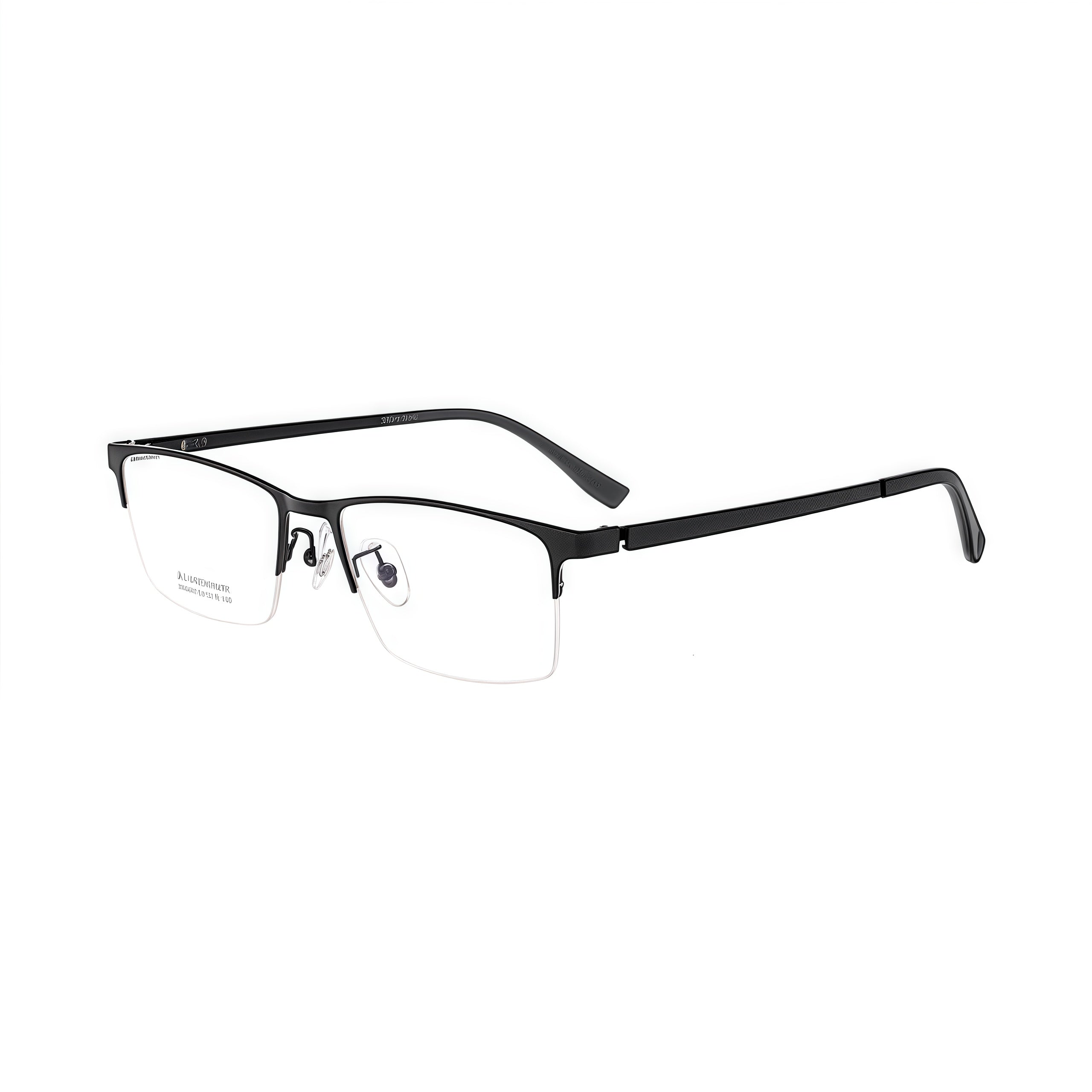 Minimalist Comfort Fit Semi-Rimmed Eyeglasses