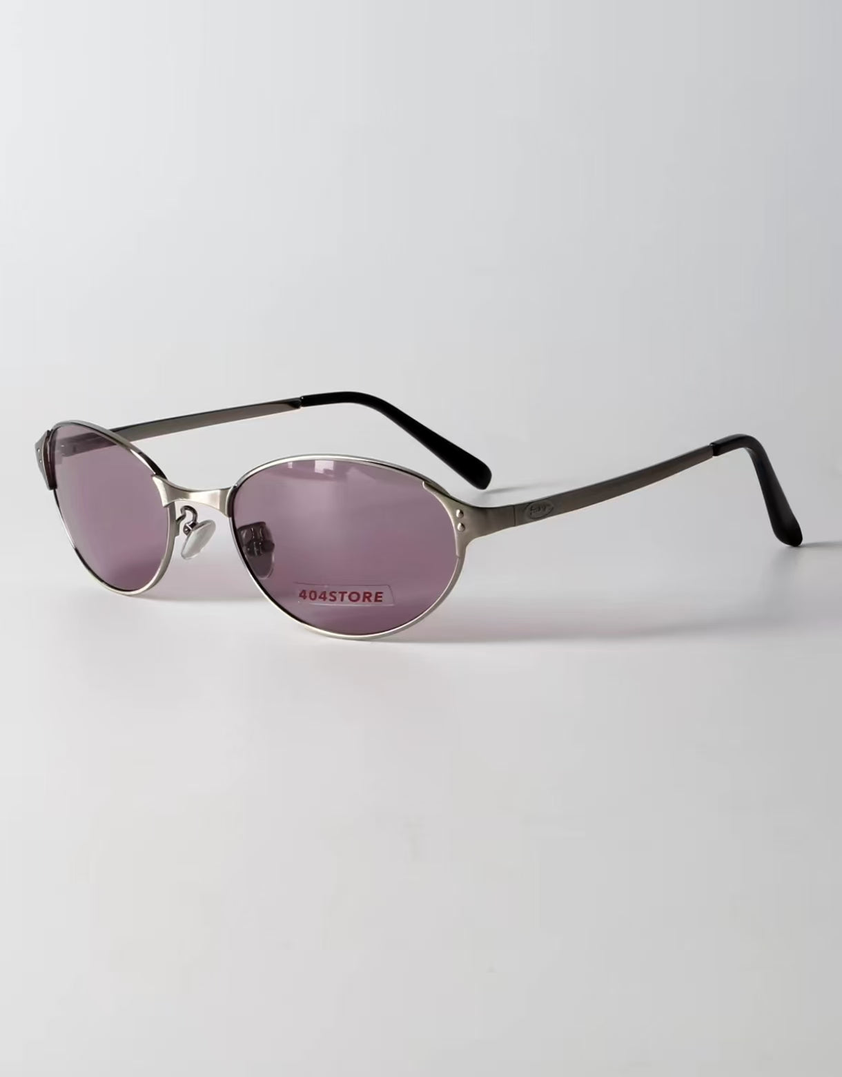 Y2K Vintage Women’s Purple Metal Cat Eye UV400 Sunglasses