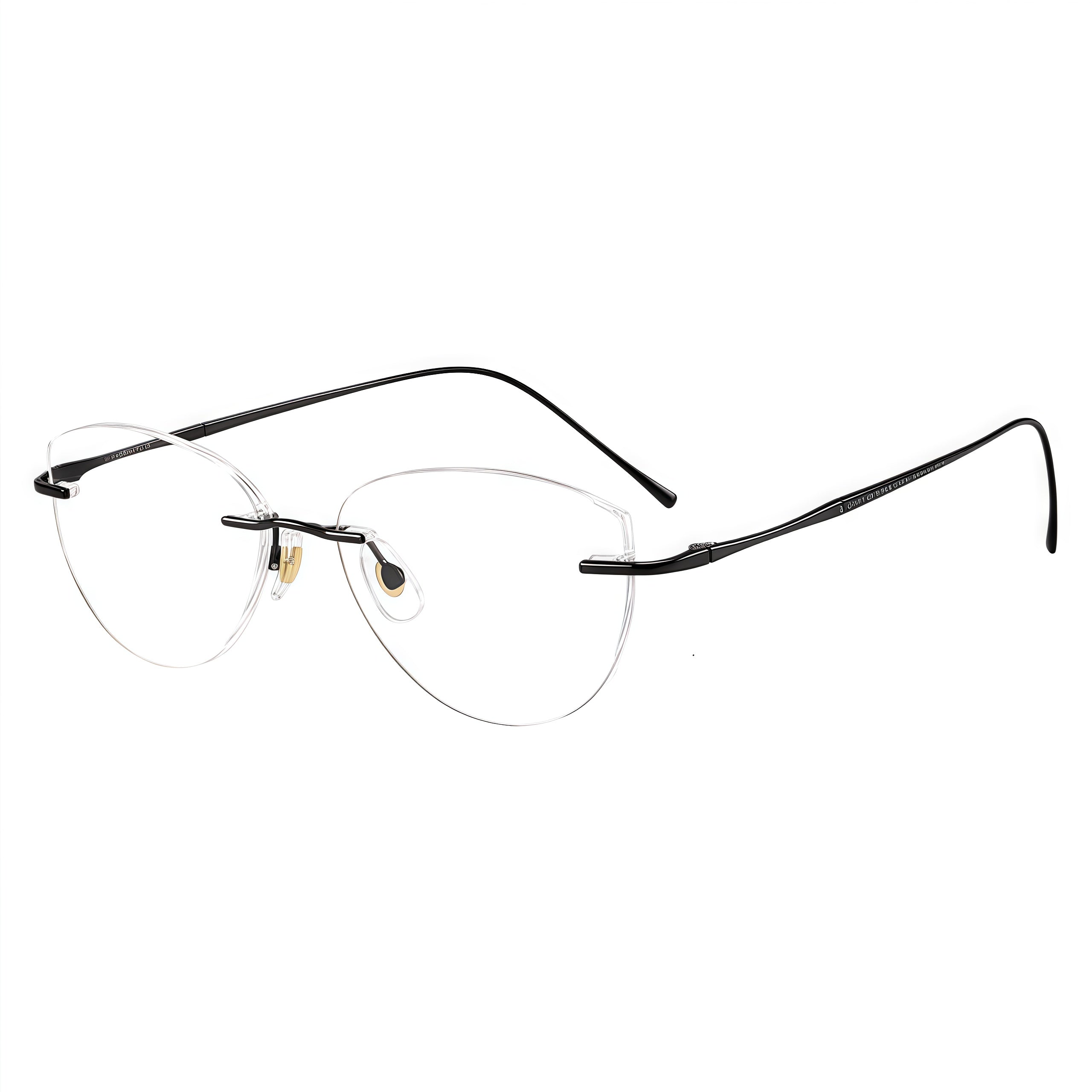 Modern Chic Rimless Eyeglasses