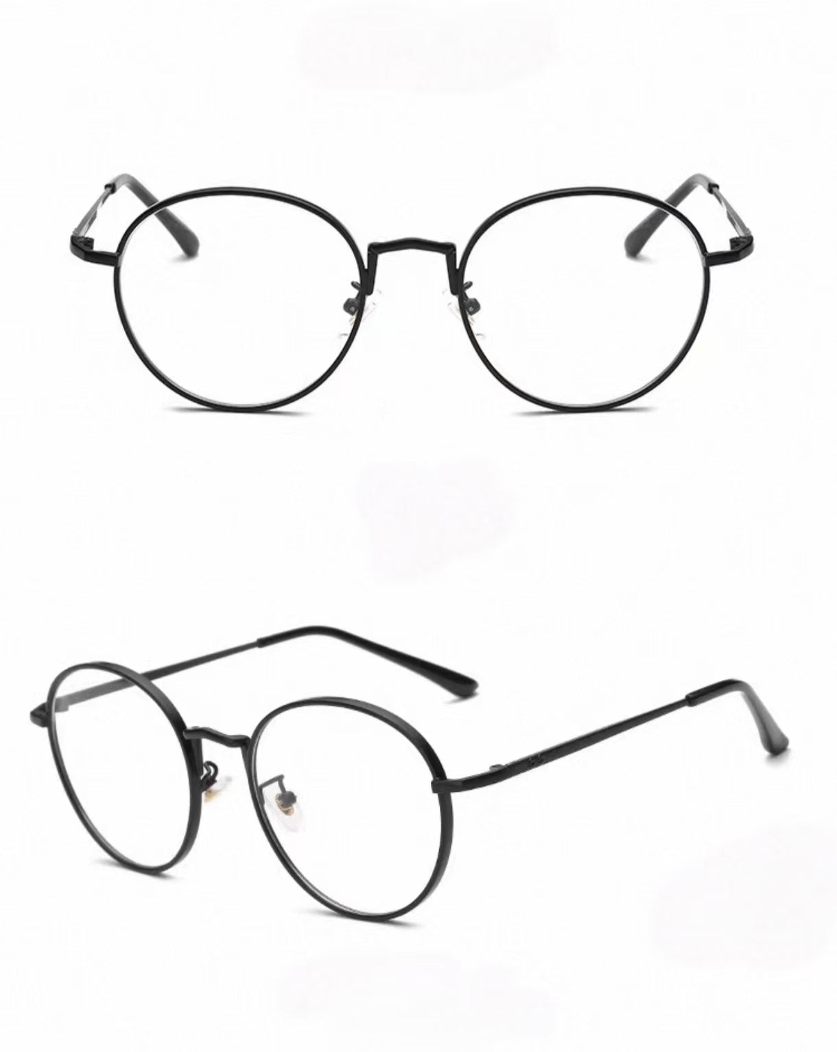 Men’s Retro Round Prescription Ready Glasses Frame