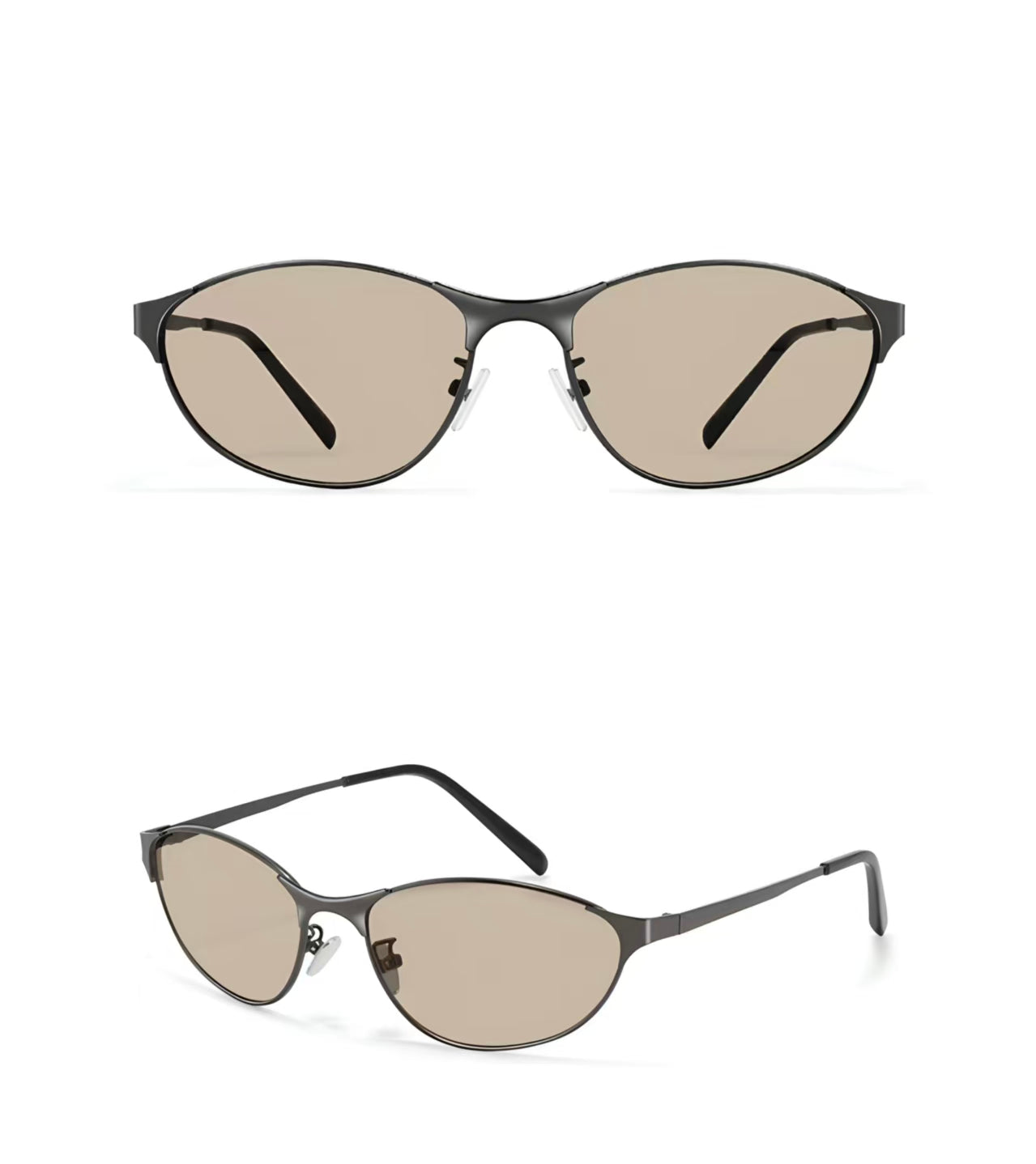 Y2K Vintage Women’s Luxury Metal Cat Eye Sunglasses